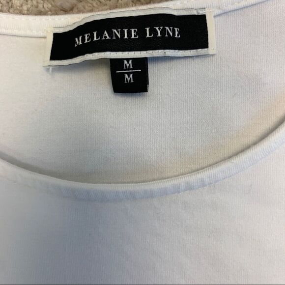 𝅺MELANIE Lyne ivory white tank top Sz M - Picture 6 of 10